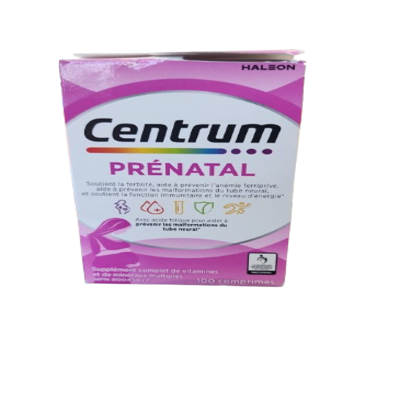 Sale - Centrum Prenatal 100 Tablets *Damage Box* - Exp: 09/26
