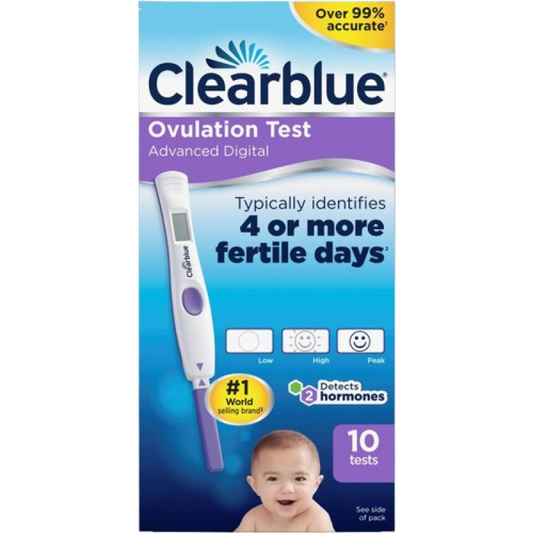 Sale - CLEARBLUE OVULATION TEST ADVANCED DIGITAL 10 - *Damage box * Exp: 04/27