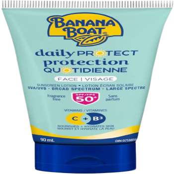 Banana Boat Daily Protect Face Sunscreen Lotion SPF 50+ - 90mL