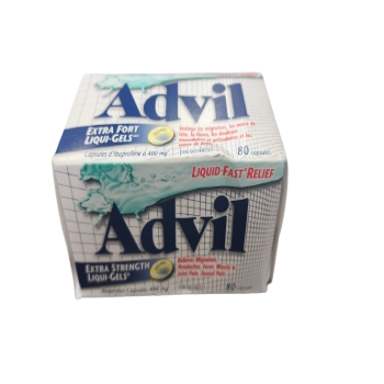 Sale - ADVIL XST LIQUI-GEL XST CAPS 400MG 80 *Damage Box* Exp: betwen 07/27 to 12/27