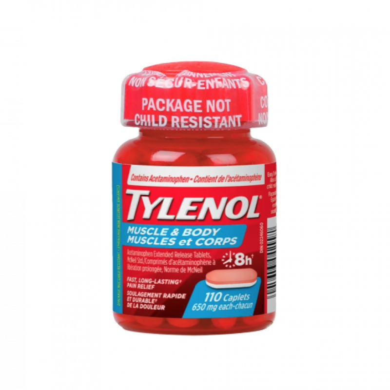Sale - TYLENOL MUSCLE ACHES & BODY PAIN 650MG 110 -Exp: 03/26