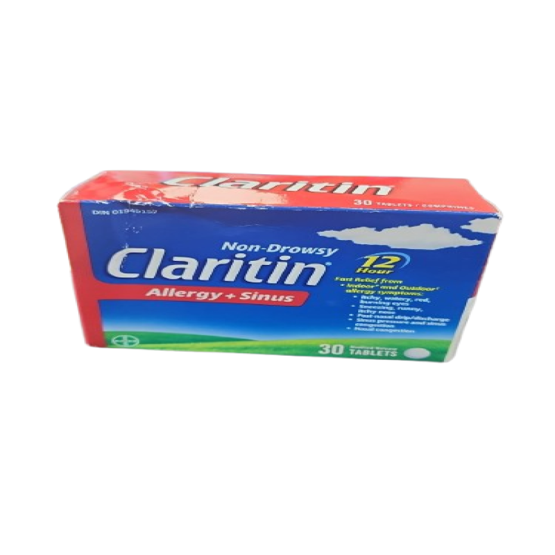 Sale - CLARITIN ALLERGY & SINUS 30 - Exp: 06/26 to 11/26