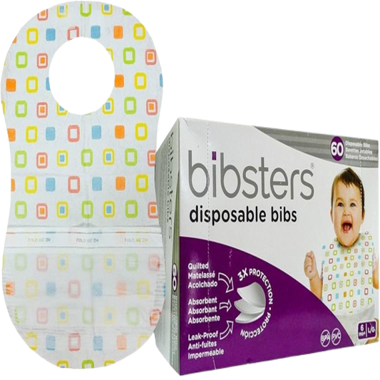 Bibsters Disposable Bibs, Toddler, 60 pcs