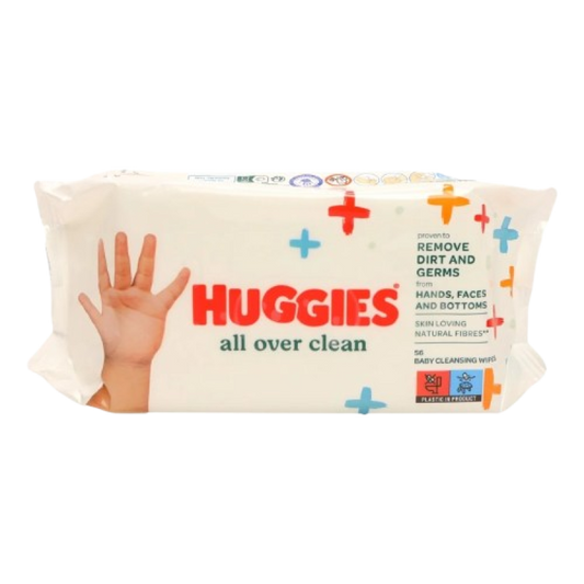 Huggies Baby Wipes 56s All Over Clean