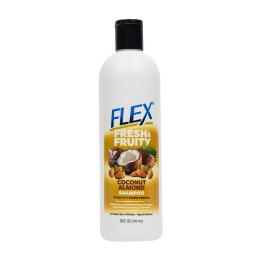 FLEX FRESH & FRUTIY COCONUT ALMOND SHAMPOO, 20oz
