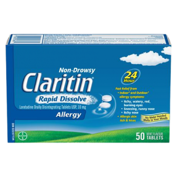 Sale - CLARITIN RAPID DISSOLVE TB 10MG 50 - *Damage box* Exp 01/27 to  05/27