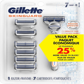 Gillette SKINGUARD - 7 CARTRIDGES +  HANDLE