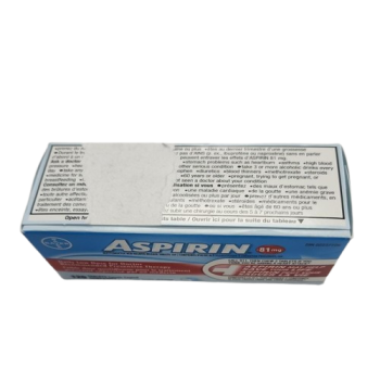 Sale - ASPIRIN COATED TB 81MG DLD 120 *Damage Box* Exp: 10/27