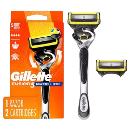 FUSION5 PROGLIDE SHIELD RAZOR/2 CARTRIDGES