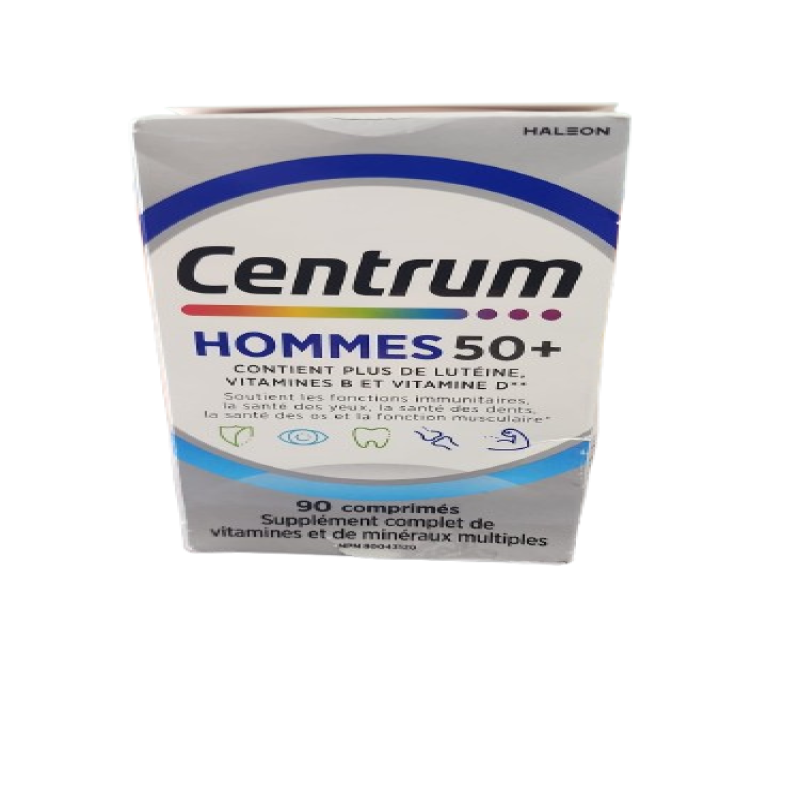 Sale - CENTRUM MEN 50+ TB 90 *Damage Box* - Exp: 12/26 to 01/27