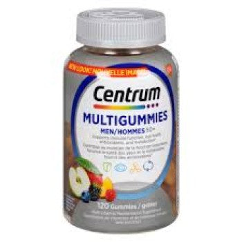 CENTRUM MULTIGUMMIES MEN 50+ - 120 Gummies
