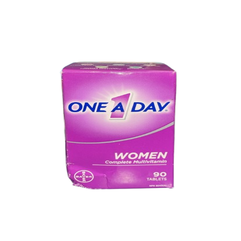 Sale-ONE A DAY COMPLETE MULTIVITAMIN WOMEN TB 90*Damage Box* Exp-05/26