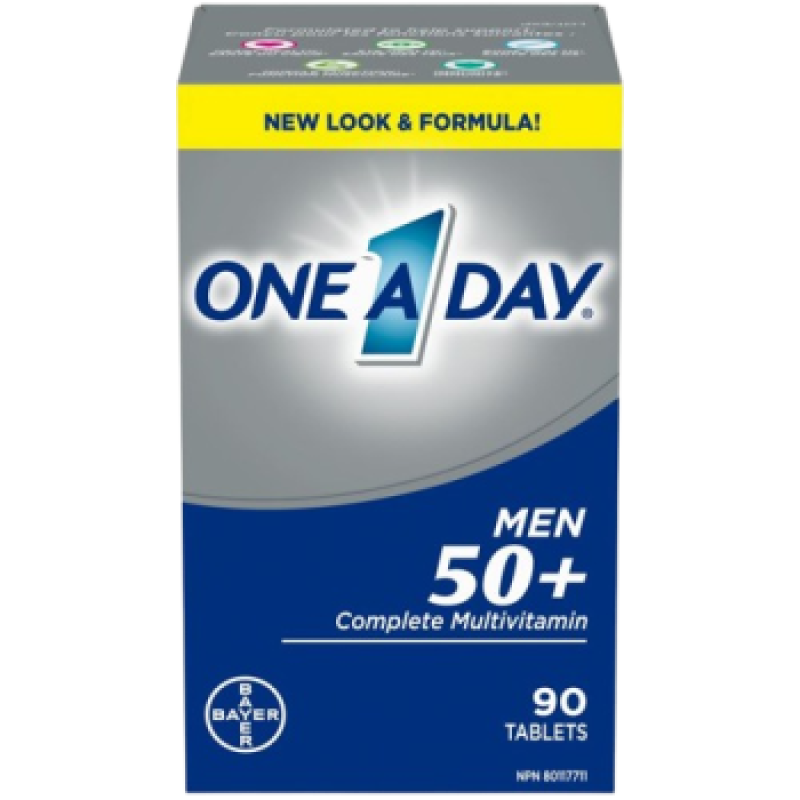 Sale-ONE A DAY MEN 50+ COMPLETE MULTIVITAMINS TB 90 - Exp: 07/26