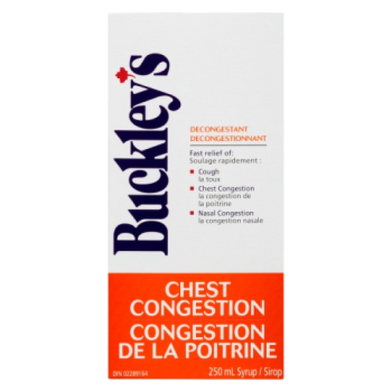 Sale - BUCKLEY'S LIQUID CHEST CONGESTION 250ML - Early Exp between: 08/25 - 11/25