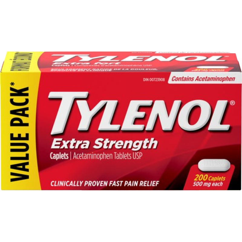 TYLENOL XST CPLT 500MG 200