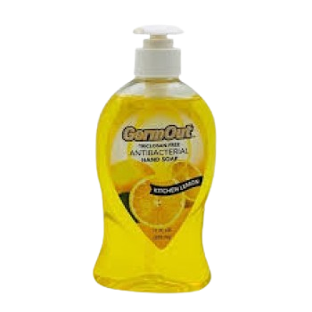 GermOut Hand Soap - ANTIBACTERIAL - KITCHEN LEMON 11 oz 325 mL