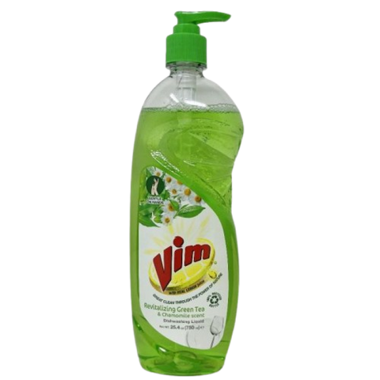 VIM D/W 750ML GREEN TEA CHAMOMILE