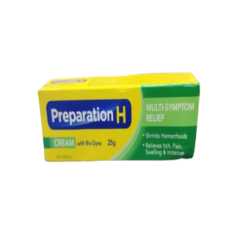 Sale - PREPARATION H CREAM 25G *Damage Box* Exp: 08/27