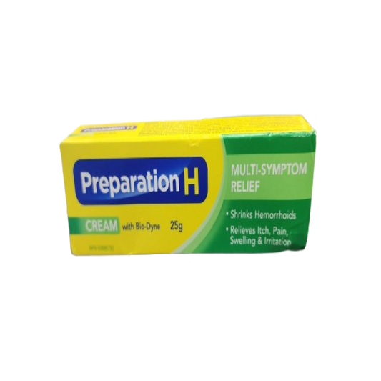 Sale - PREPARATION H CREAM 25G *Damage Box* Exp: 08/27