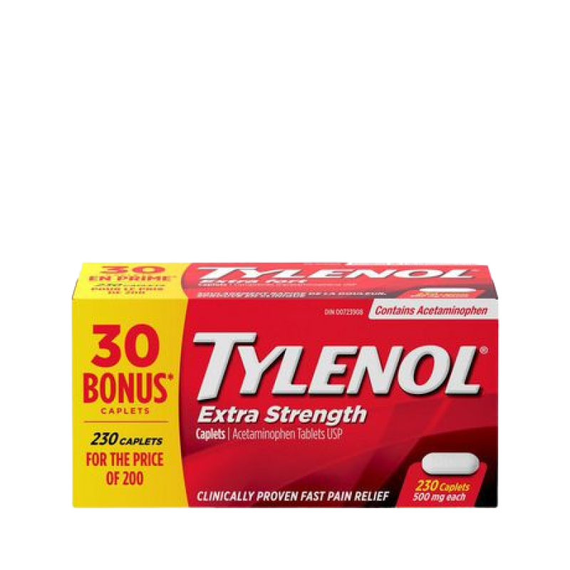 Sale - TYLENOL XST CPLT 500MG 200 + 30 Count - * Damage box* Exp 09/26 to 12/26