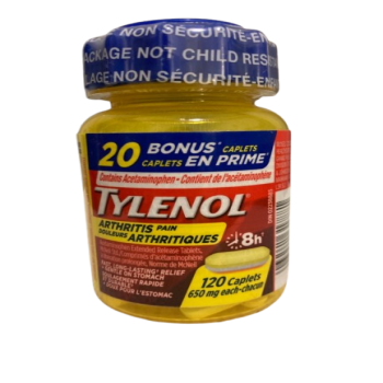 TYLENOL ARTHRITIS PAIN EASY OPEN CPLT 650MG 100 + 20