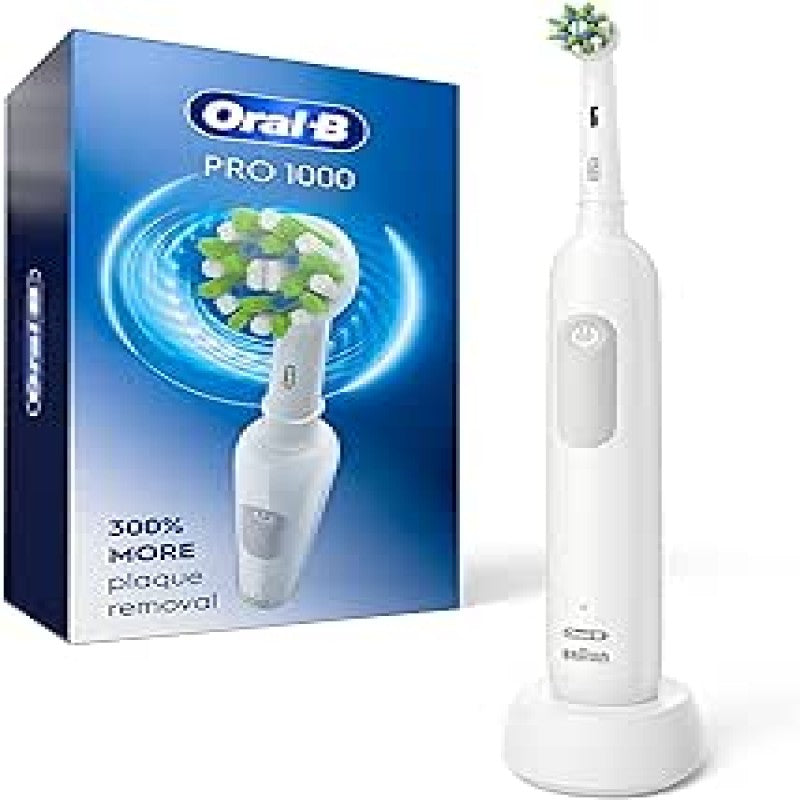 Toothbrush, White, Rechargeable Power Toothbrush with 1 Brush Head