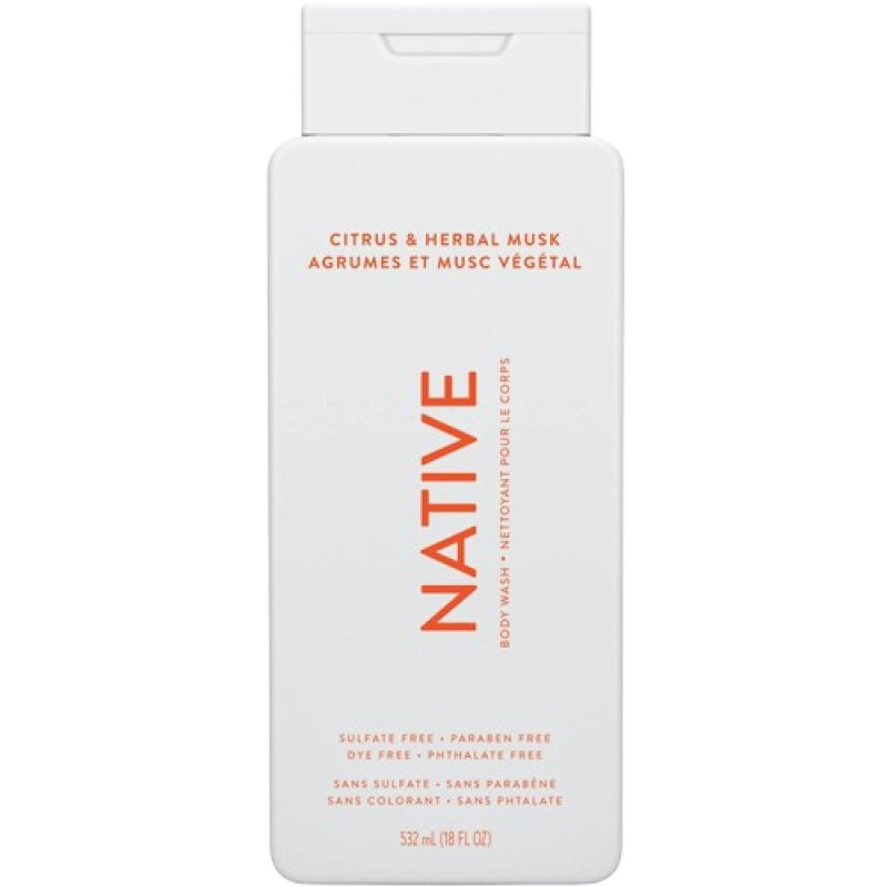 Native Body Wash Citrus & Herbal Musk