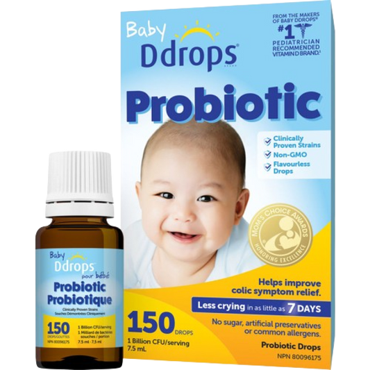 Sale - DDROPS BABY PROBIOTIC LIQ 150 DROPS 7.5ML -  Exp: 02/26
