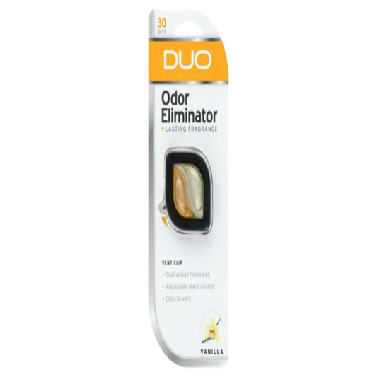 DUO Odor Eliminating Vanilla Air Freshener