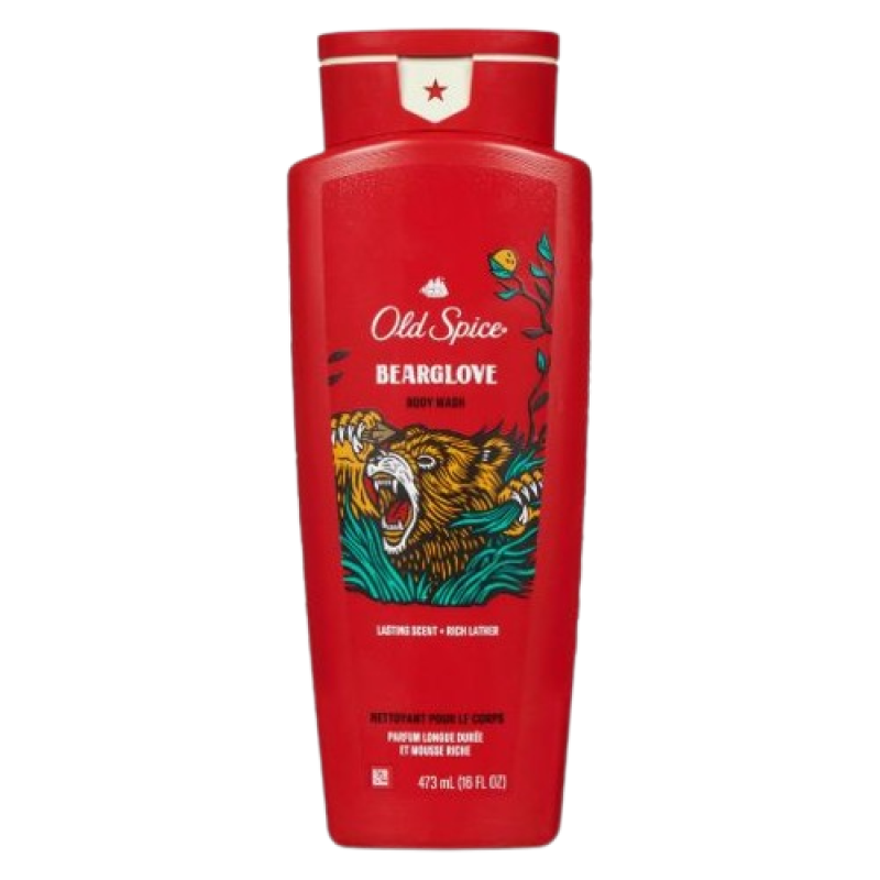 OLD SPICE WILD COLLECTION BODY WASH - BEARGLOVE 473ML