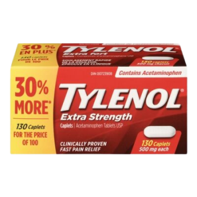Sale - TYLENOL XST CPLT 100 + 30 - Damage box - 01/2027 to 11/27