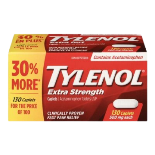 Sale - TYLENOL XST CPLT 100 + 30 - Damage box - 01/2027 to 11/27