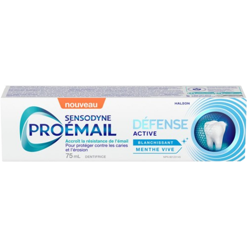 Sale- Sensodyne  Active Shield Whitening - Fresh Mint 75ml *Damage box* Exp: 08/26