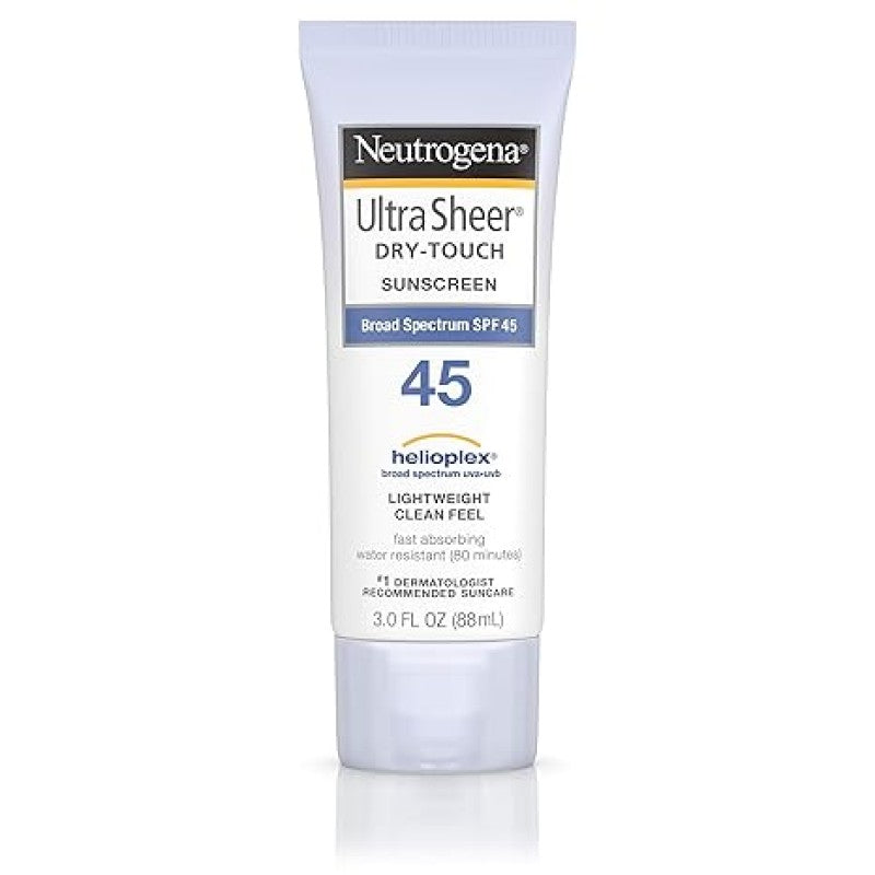 Neutrogena Ultra Sheer Dry-Touch Sunscreen SPF 45, 3 Fl Oz