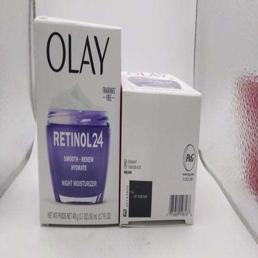 Olay Regenerist Retinol 24 Night Facial Moisturizer, 1.7 fl oz Fragrance-Free