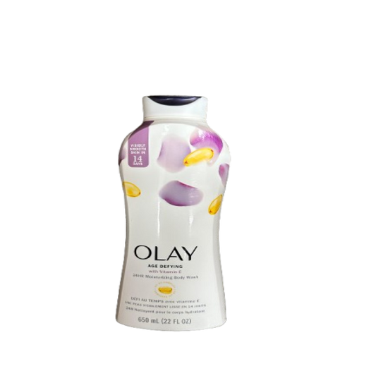 Olay AGE DEFYING with Vitamin E 24HR Moisturizing Body Wash 650ml