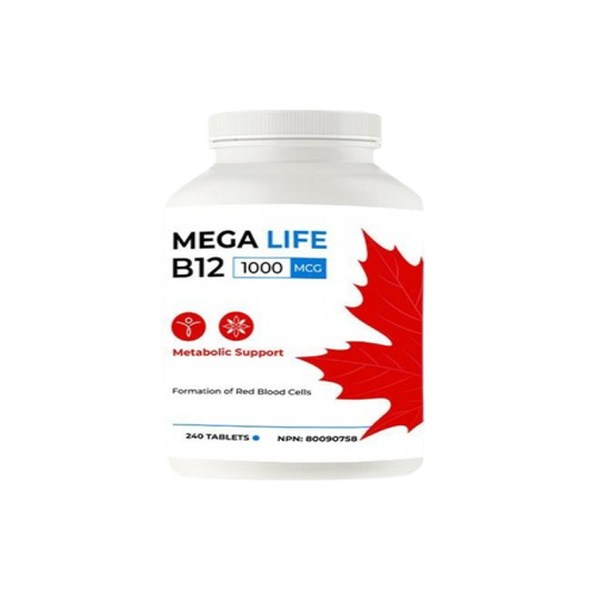 MEGA LIFE B12 1000 MCG 100 TABLETS