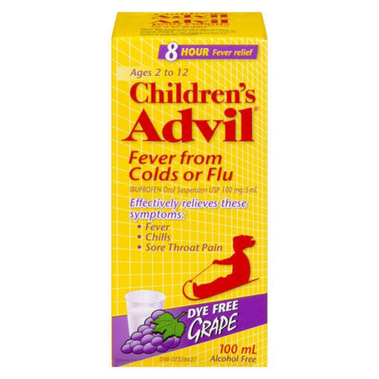 children's Advil Grape Fever from Colds or Flu 100 ml