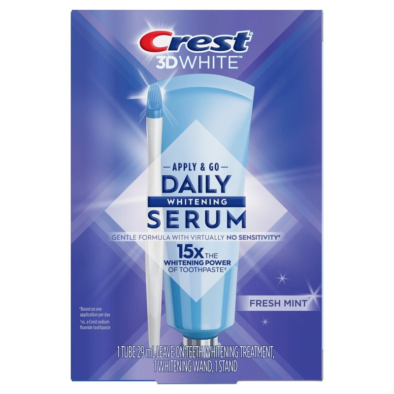 CREST 3D WHITE DAILY WHITENING SERUM 1TUBE 29ml fresh mint