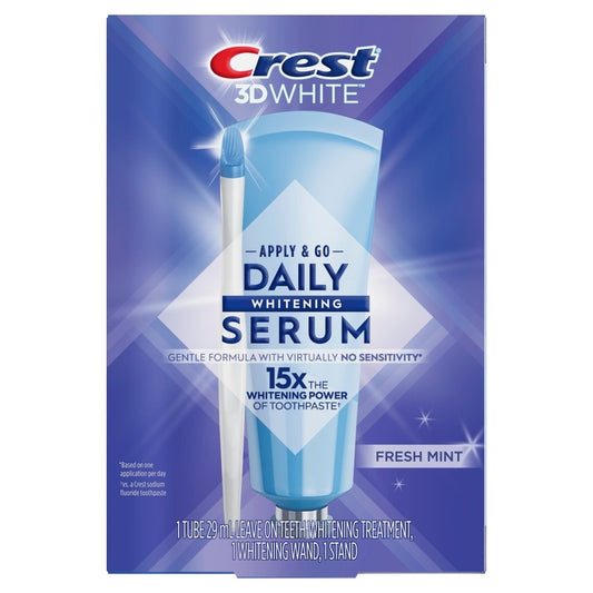 CREST 3D WHITE DAILY WHITENING SERUM 1TUBE 29ml fresh mint