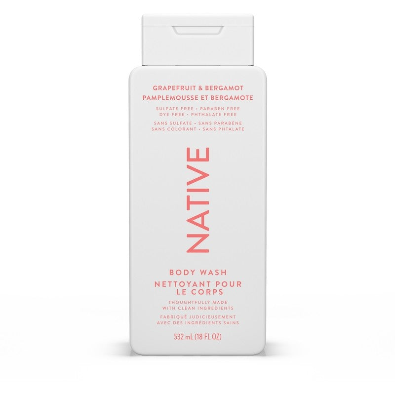 Native Native Body Wash GRAPEFRUIT , BERGAMOT 532ml