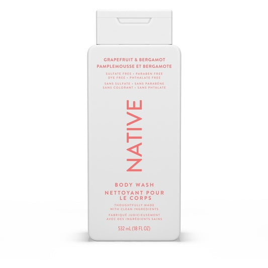 Native Native Body Wash GRAPEFRUIT , BERGAMOT 532ml