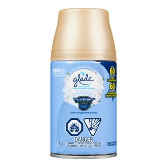 glade automatic spray refill clean linen 175 g up to 60day fresh clean feeling