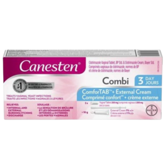 Sale- Feminine Care - CANESTEN COMBIPACK TREATMENT 3DAYS Exp: 01/26