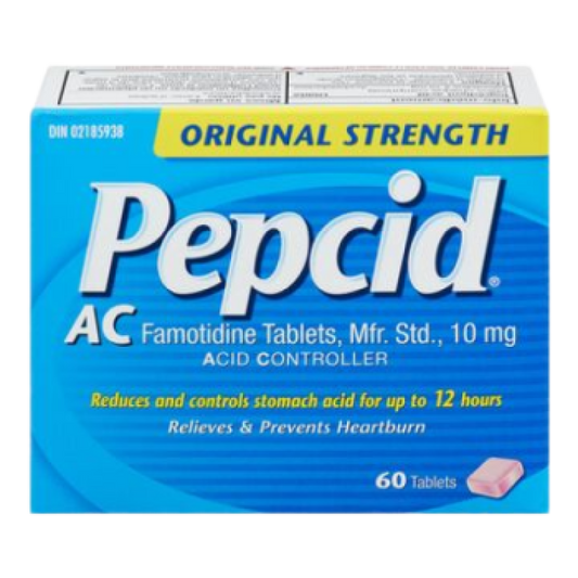 Sale - PEPCID AC EASY TO SWALLOW TB 60 - Exp 04/26