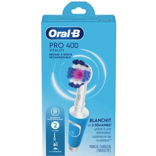 ORAL B PRO 400 3D WHITE TOOTHBRUSH RECHARGEABLE