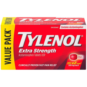 Sale - TYLENOL XST EZ TB 500MG 200 *Damage Box* Exp between: 05/27 - 12/27