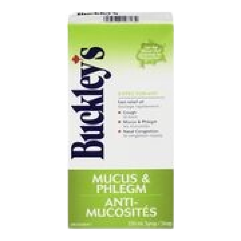 Sale -BUCKLEY'S SYRUP MUCUS&PHLEGM 250ML  damage box Exp 04-27