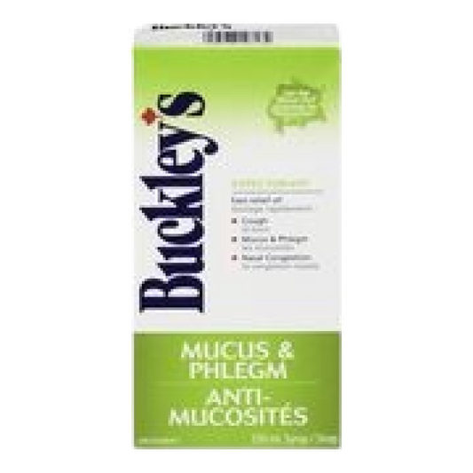 Sale -BUCKLEY'S SYRUP MUCUS&PHLEGM 250ML  damage box Exp 04-27