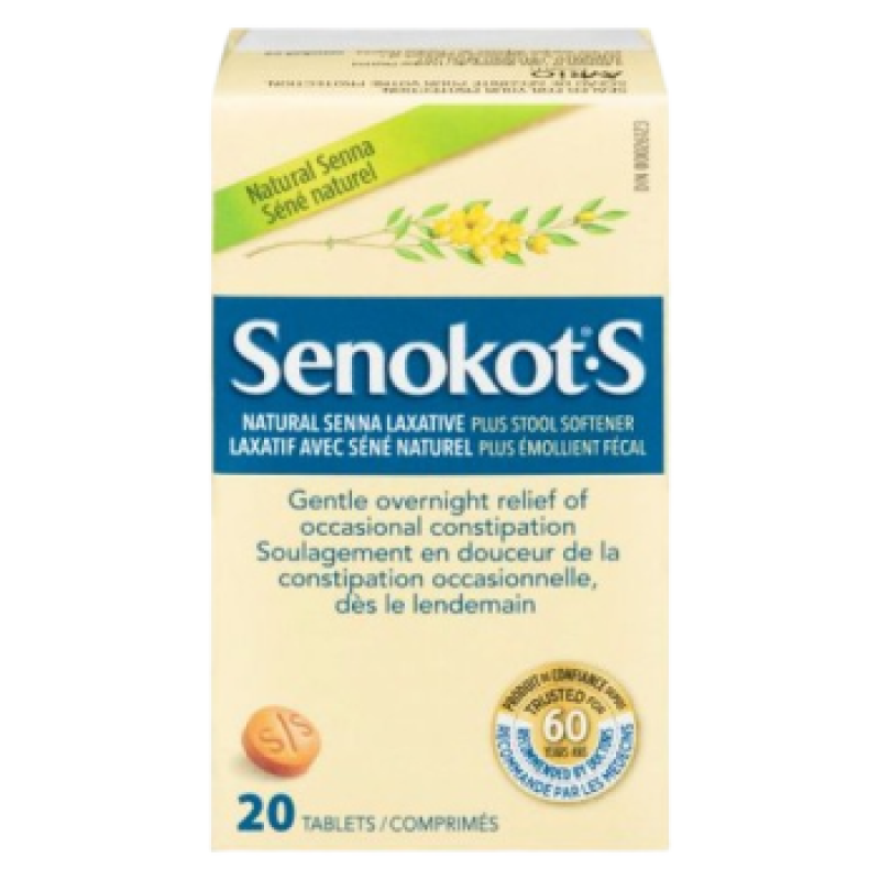 Sale - SENOKOT S TB 20	Damage box  Exp 12:26